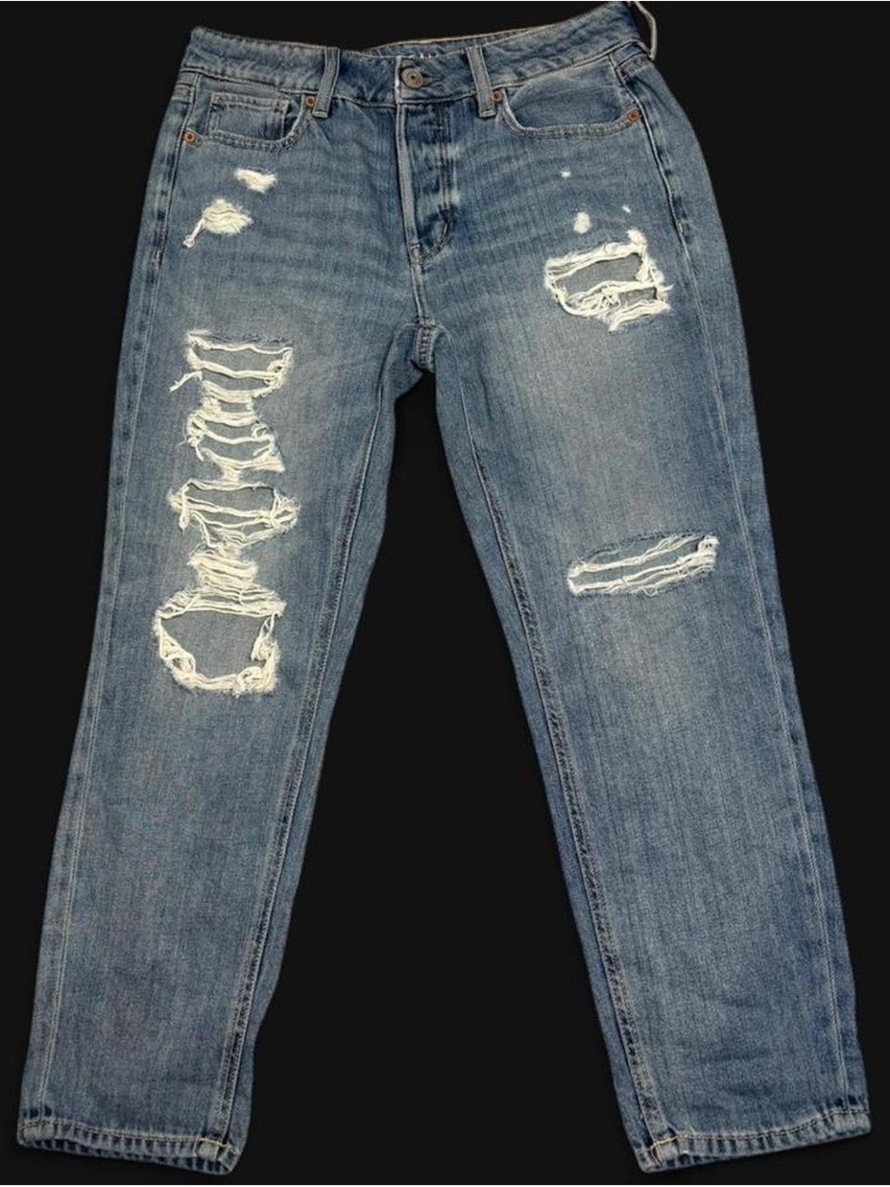 American Eagle Outfitters Blue Denim 'Tomgirl' Jeans